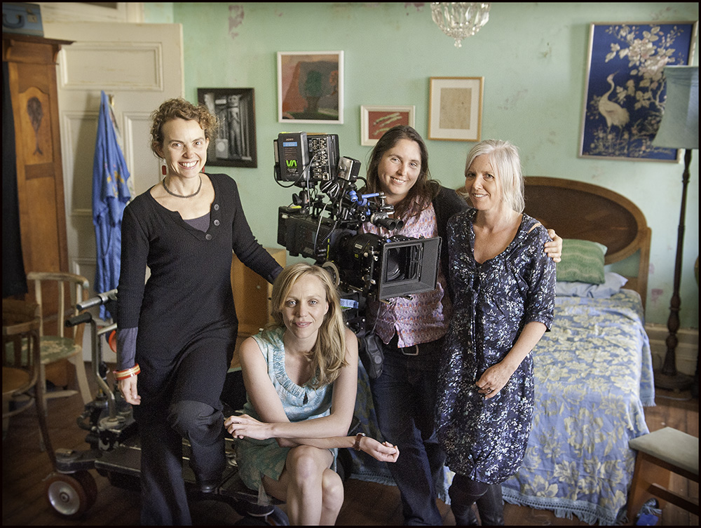 The women of Venice. Karen Radzyner (L), Alice McConnell, Bonnie Elliot and Miro Bilbrough.